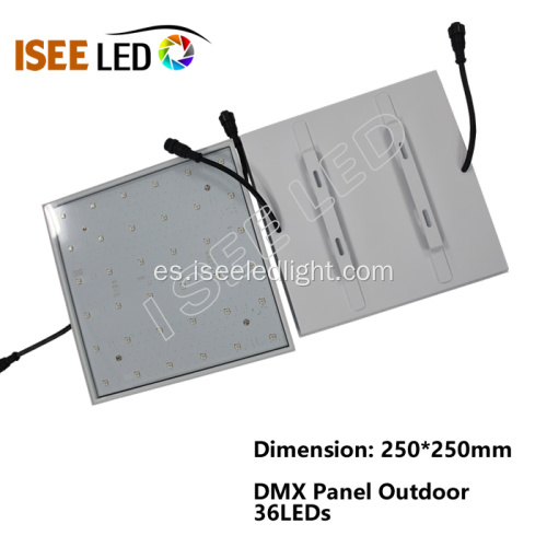 Panel de luz LED impermeable resistente al agua para instalación en exteriores
